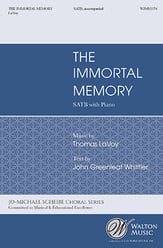 The Immortal Memory SATB choral sheet music cover